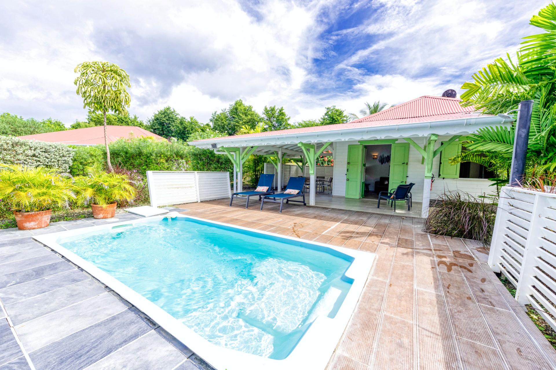1.Location villa piscine Marie Galante Guadeloupe_Piscine